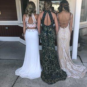 Evening gown Emerald green Sherri Hill